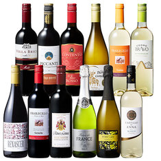 ３大銘醸地入り！世界の選りすぐり赤・白・スパークリングワイン飲み比べ１2本セット　第32弾