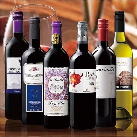 Ｅワインおまかせ便　６本コース冷