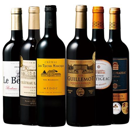 ボルドー金賞赤ワイン６本８弾１年