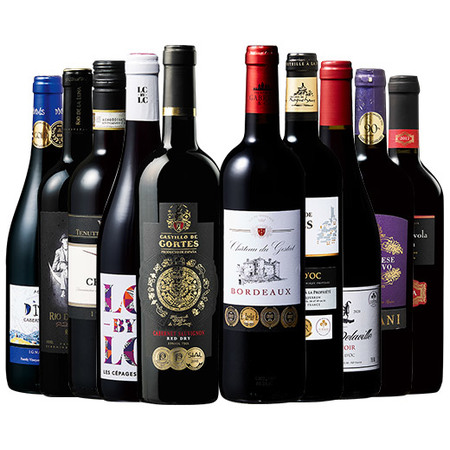 ３大銘醸国金賞&評価誌90ポイント以上赤ワイン10本セット