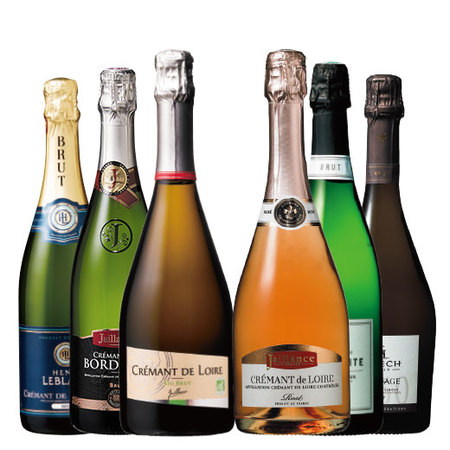 超有名生産者ジャイヤンス＆アンテック入り！フランス各地クレマン飲み比べ６本セット