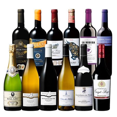 一級畑シャンパーニュ＆格付けセカンド入り！欧州赤白シャンパーニュ１２本セット第２弾