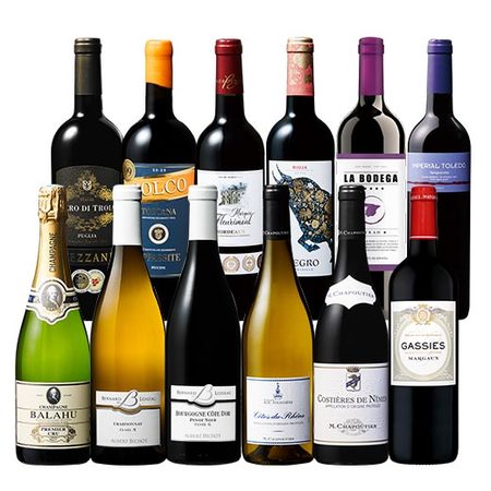一級畑シャンパーニュ＆格付けセカンド入り！欧州赤白シャンパーニュ１２本セット第３弾