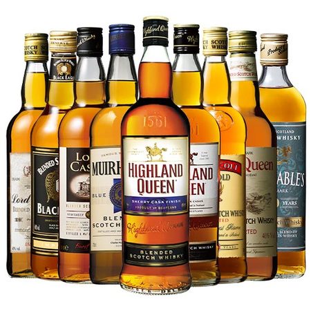 金賞・シェリーカスク熟成入り！スコッチウイスキー９本セット　第１２弾