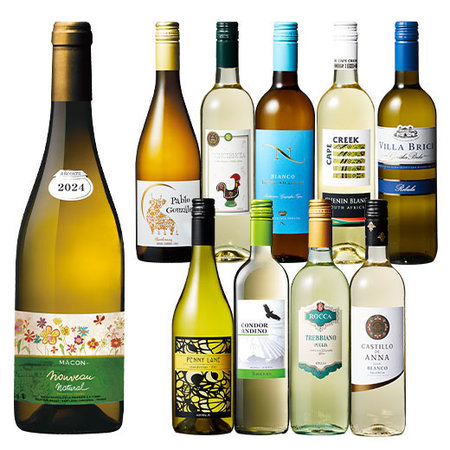 【45%OFF】ワンランク上の白ヌーヴォー入り！世界白ワイン10本セット