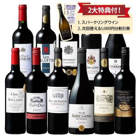 人気生産者入り！フランス金賞赤ワイン１１本セット