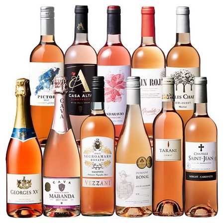 金賞&スパークリング入り!世界4カ国ロゼワイン飲み比べ11本セット