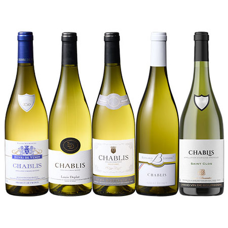 16年連続ワイン通販国内売上高No.1記念企画！シャブリ5本セット　第3弾