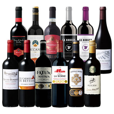 【59％OFF】８年熟成＆５冠金賞＆グレートヴィンテージボルドー入り！すべて金賞赤ワイン１２本セット