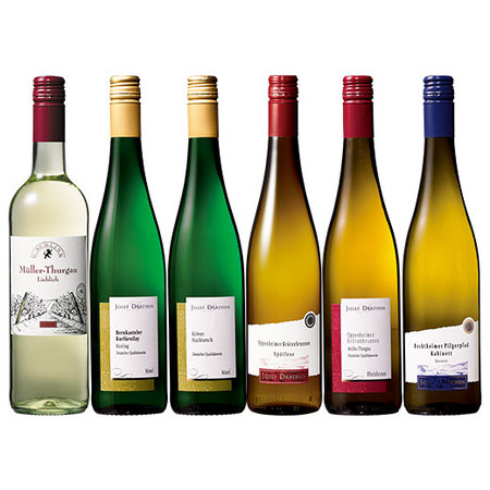 ドイツ甘口白ワイン飲み比べ6本セット