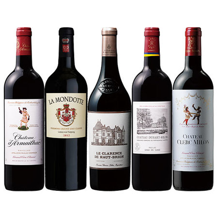 ボルドーグランヴァン飲み頃５本セレクション