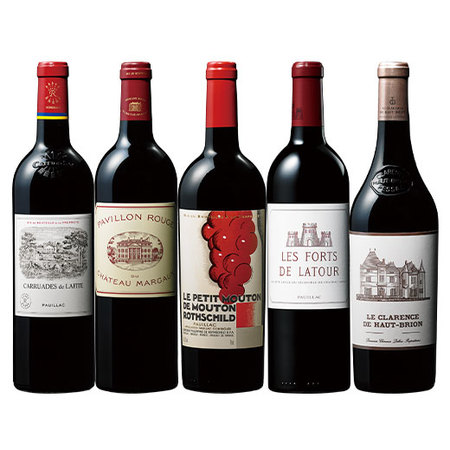 1級シャトーセカンドラベル5本セット