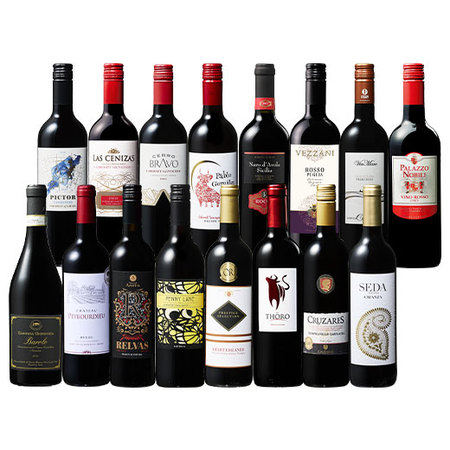 【58％OFF】イタリアの代名詞バローロ＆2冠メドック入り！世界6ヵ国赤16本セット