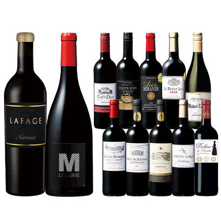 人気生産者ラファージュ入り！フランス各地を巡る金賞赤ワイン12本セット　第2弾