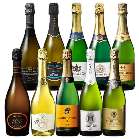 4冠金賞&カバ入り！欧州辛口スパークリング10本セット 第2弾