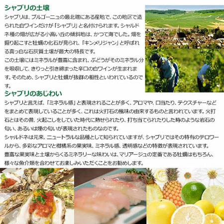 17年連続ワイン通販国内売上高No.1記念企画！シャブリ5本セット第9弾