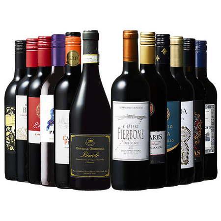 【57％OFF】イタリアの代名詞バローロ＆2冠メドック入り！世界6ヵ国赤12本セット