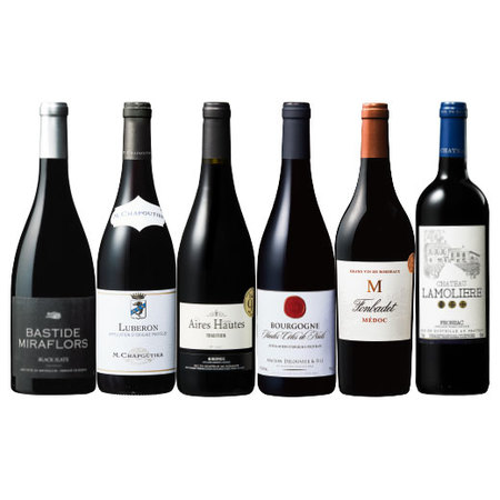 人気生産者&ブルゴーニュ入り！フランス各地厳選赤ワイン6本セット