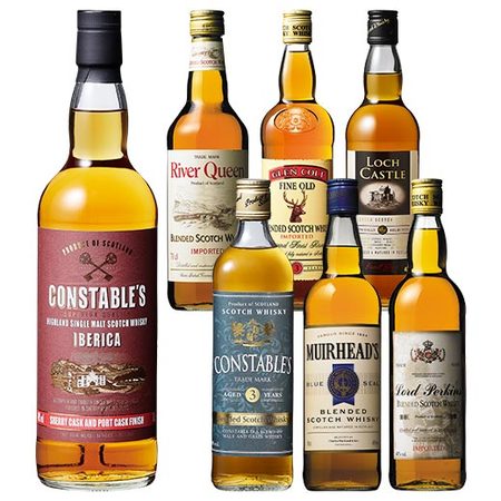 シングルモルト入り！ウイスキー7本セット
