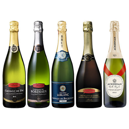 フランス各地クレマン飲み比べ5本セット