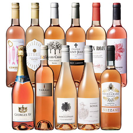 金賞&スパークリング入り!世界4カ国ロゼワイン飲み比べ11本セット