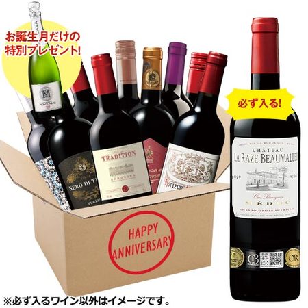 【プレセントワイン付】金賞クリュ・ブルジョワが必ず１本入る！赤ワイン１０本福袋