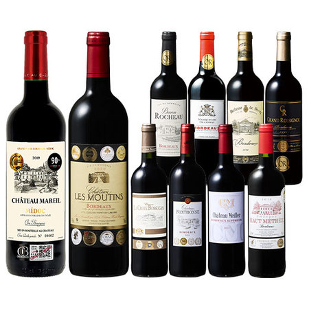 クリュ・ブルジョワ＆8冠金賞入り！ボルドー金賞最強級赤ワイン１０本セット第2弾
