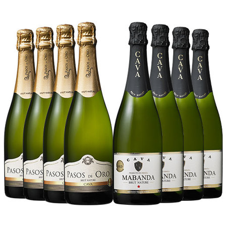 瓶内二次発酵カバまとめ買い2種8本セット