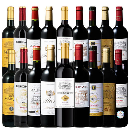 【お得まとめ買い】ボルドー厳選赤ワイン9種18本セット