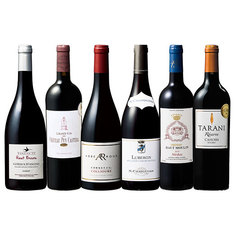 フランス格上赤ワイン飲み比べ6本セット