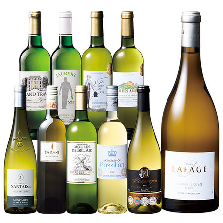 フランス各地を巡る！ラファージュ入りプレミアム白ワイン10本