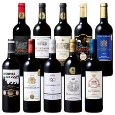 クリュ・ブルジョワシュペリュール入り！ボルドーグレートヴィンテージ赤ワイン１０本セット