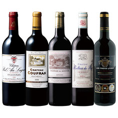 99年入り！ボルドー長期熟成赤ワイン5本セット