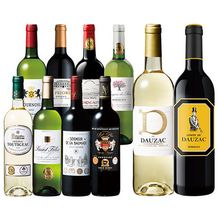 メドック５級シャトーが手掛ける赤白ワインを堪能！贅沢ボルドー赤白１０本セット