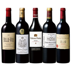 クリュ・ブルジョワ全階級を味わう！クリュ・ブルジョワ贅沢飲み比べ５本セット