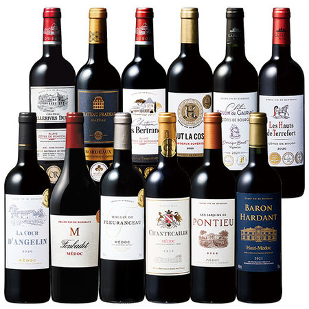 厳選ボルドー金賞＆メドック金賞赤ワイン１２本セット