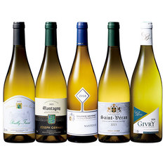 ブルゴーニュ厳選村名白ワイン飲み比べ５本セット