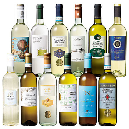 ワイン王国！イタリア白ワイン飲み比べ１２本セット第７弾