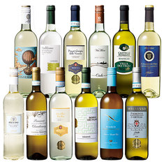 ワイン王国！イタリア白ワイン飲み比べ１２本セット第７弾