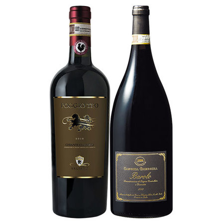 ２大イタリアワイン「バローロ＆キャンティ・クラシコ」マグナムボトル２本セット