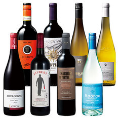 ソムリエがセレクト!銘醸地ブルゴーニュ入り!世界の代表品種ワインを巡る厳選赤白８本セット
