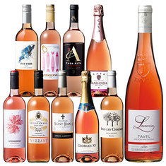 金賞・スパークリング入り！世界５カ国ロゼ１０本飲み比べセット