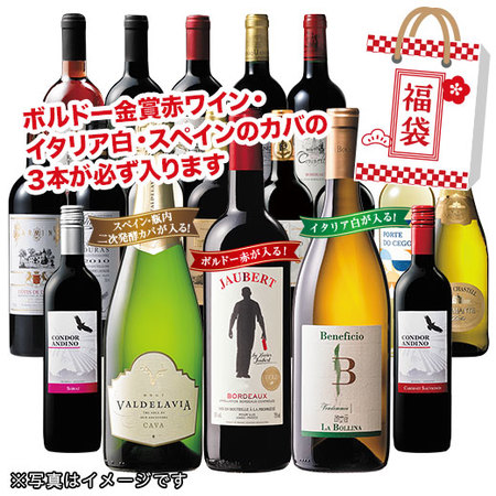 3大銘醸地入り！世界デイリーワイン赤白ロゼ泡１８本福袋