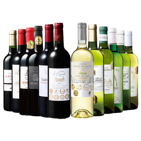 金賞総数３０個!ボルドー金賞赤白ワイン12本セット第２弾
