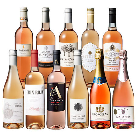 金賞&スパークリング入り!世界4カ国ロゼワイン飲み比べ11本セット第２弾