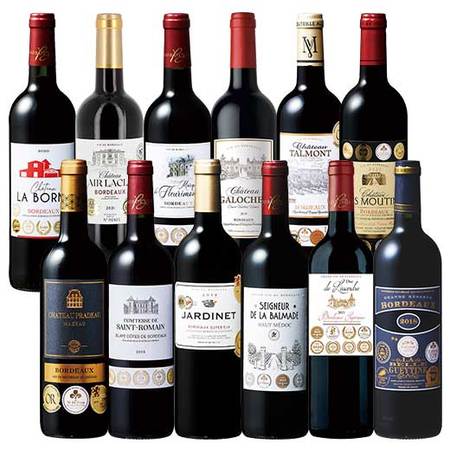 金賞総数最多62冠！ボルドー多金賞赤ワイン12本セット　第2弾