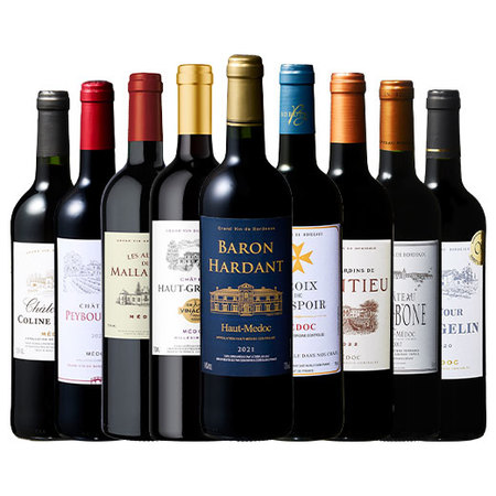 【59％OFF】すべて格上メドック金賞！9本セット