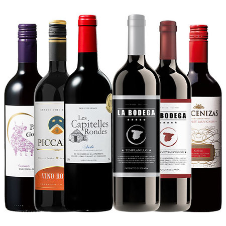 【特別送料無料】3大銘醸地入り！赤wineお試し6本セット　第7弾