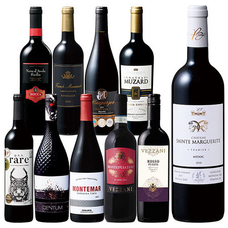 狙い目アぺラシオン☆格上メドック入り！世界５ヵ国赤ワイン10本セット