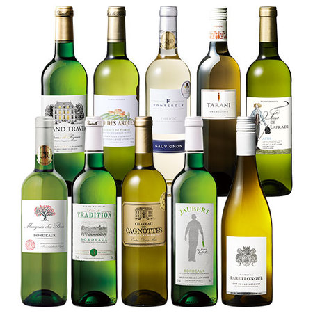 格上産地入り！全て金賞フランス白ワイン10本セット